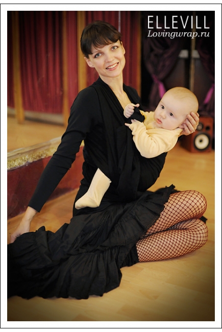 Слинг-шарф Ellevill Zara Black