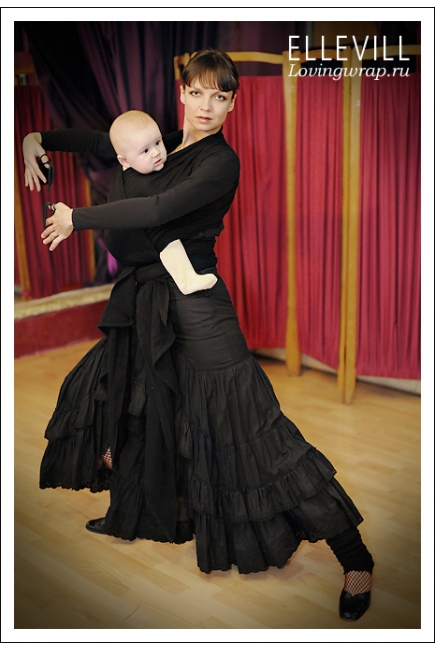 Слинг-шарф Ellevill Zara Black