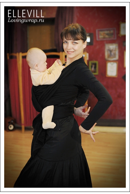 Слинг-шарф Ellevill Zara Black