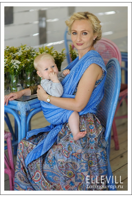 Слинг-шарф Ellevill Zara Blue