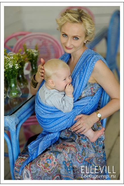 Слинг-шарф Ellevill Zara Blue