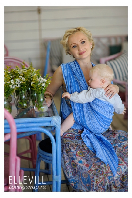 Слинг-шарф Ellevill Zara Blue
