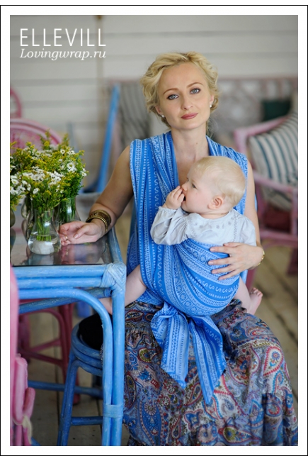 Слинг-шарф Ellevill Zara Blue