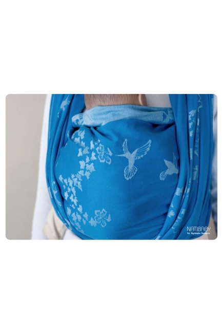 Слинг-шарф Nati Calipte Lazuro с шелком и рами