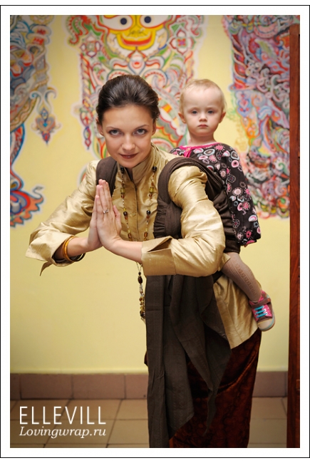 Слинг-шарф Ellevill Zara Coffee