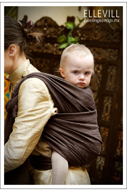 Слинг-шарф Ellevill Zara Coffee