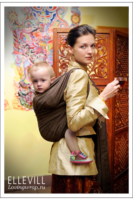 Слинг-шарф Ellevill Zara Coffee