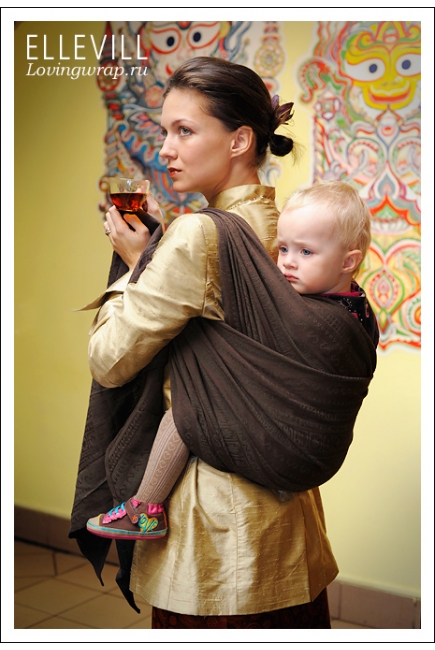 Слинг-шарф Ellevill Zara Coffee