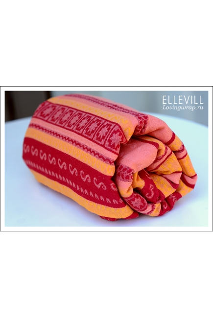 Слинг-шарф Ellevill Zara Tricolor Coral Summer