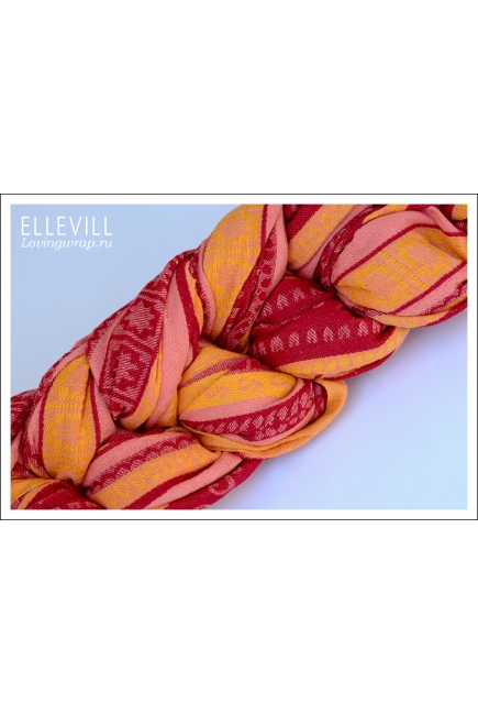 Слинг-шарф Ellevill Zara Tricolor Coral Summer