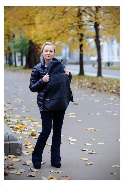 Слингонакидка из шерсти Didymos, цвет темно-сливовый