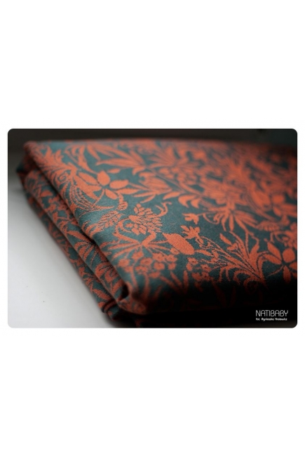 Слинг-шарф Nati Passiflora Graphite/Foxy