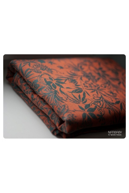 Слинг-шарф Nati Passiflora Graphite/Foxy