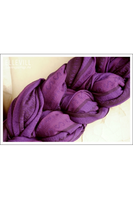 Слинг-шарф Ellevill Zara Tricolor Purple