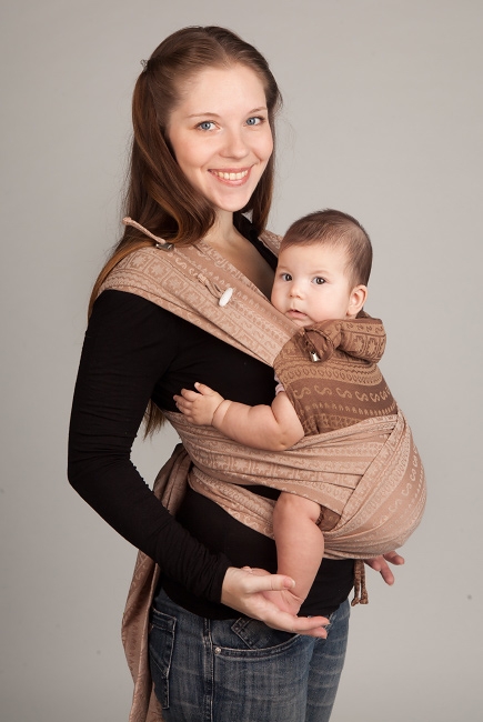 Май-слинг Ellevill Zara Chocco new / Zara Sand