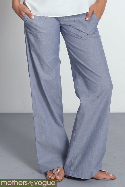 Брюки для беременных и кормящих Mothers en Vogue Weekender Pants, цвет джинсовый