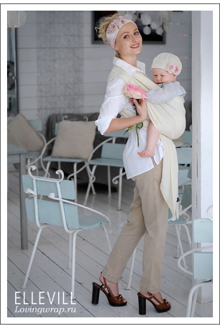 Слинг-шарф Ellevill Zara White