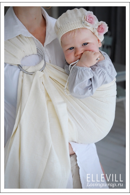 Слинг с кольцами Ellevill Zara White