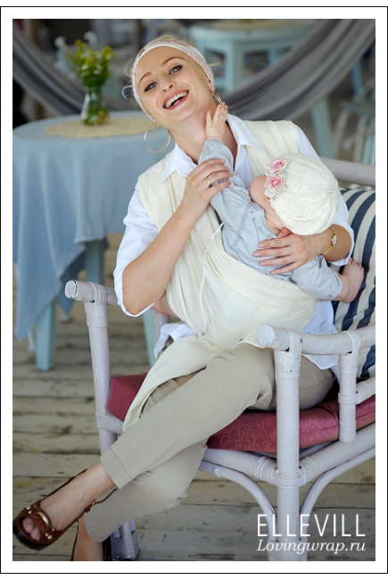 Слинг-шарф Ellevill Zara White