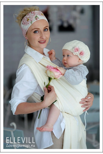 Слинг-шарф Ellevill Zara White