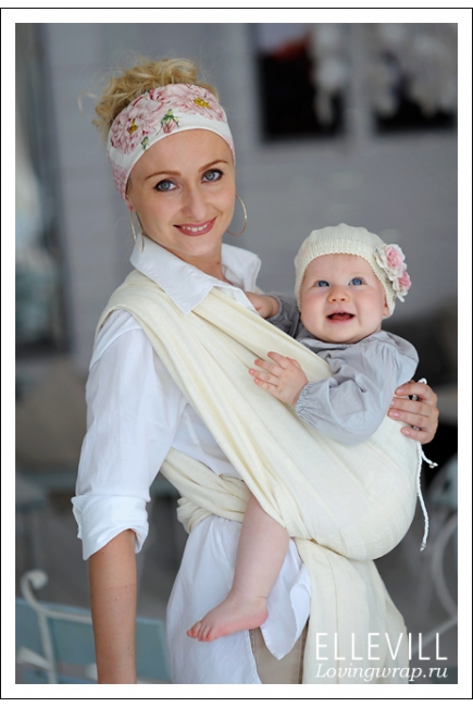 Слинг-шарф Ellevill Zara White