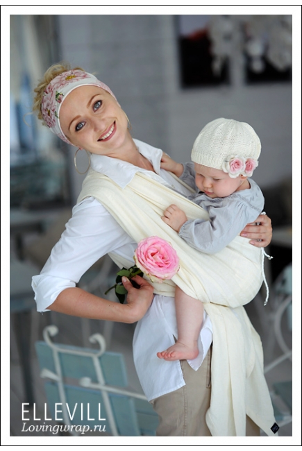 Слинг-шарф Ellevill Zara White