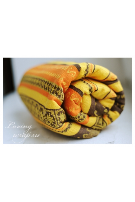 Слинг-шарф Ellevill Zara Tricolor Yellow