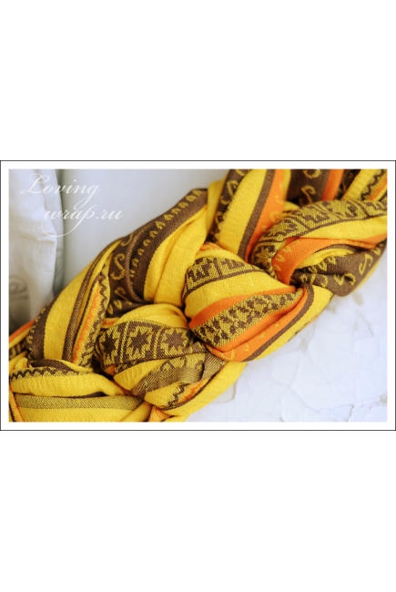 Слинг-шарф Ellevill Zara Tricolor Yellow