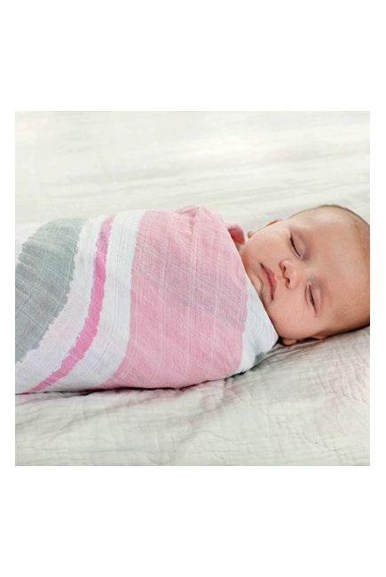 Муслиновые пеленки для новорожденных Aden&Anais большие, набор 4, for the Birds