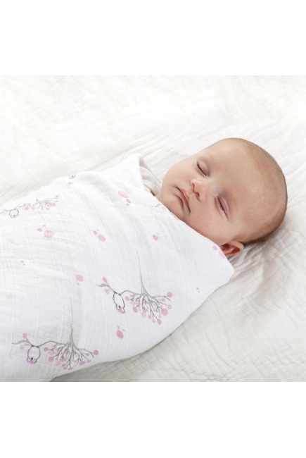 Муслиновые пеленки для новорожденных Aden&Anais большие, набор 4, for the Birds