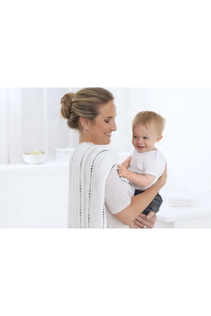 Aden&Anais набор 3 больших бамбуковых пеленок, Moonlight (лунный свет)