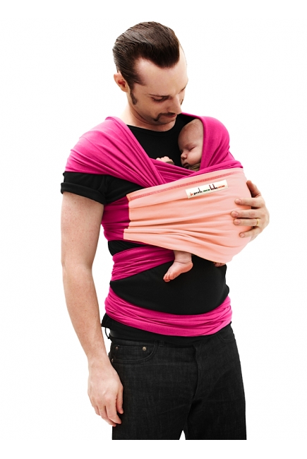 Слинг-шарф JPMBB трикотажный, цвет "фуксия - розовый"