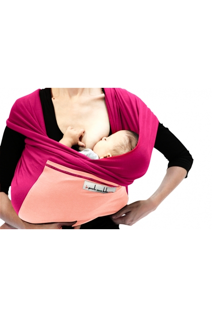 Слинг-шарф JPMBB трикотажный, цвет "фуксия - розовый"