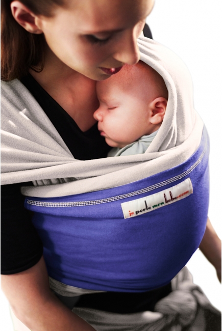 Слинг-шарф JPMBB трикотажный, цвет "экрю - ирис"