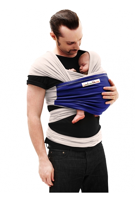 Слинг-шарф JPMBB трикотажный, цвет "экрю - ирис"