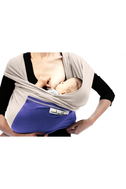 Слинг-шарф JPMBB трикотажный, цвет "экрю - ирис"