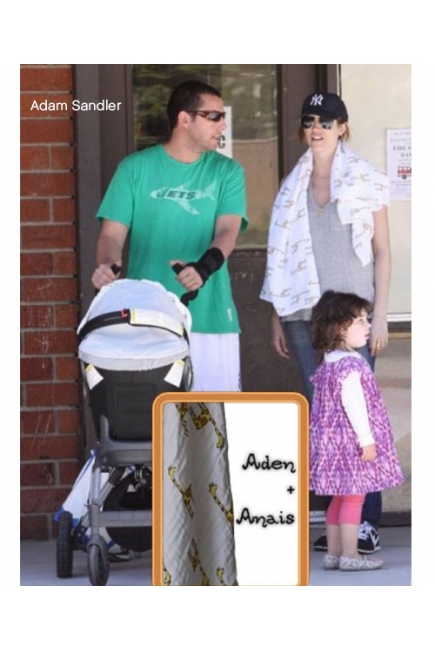 Муслиновые пеленки для новорожденных Aden&Anais, большие, набор 4, Jungle Jam