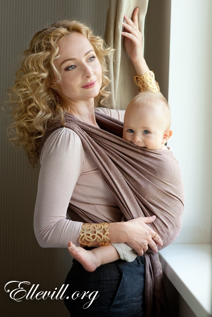 Слинг с кольцами Ellevill Paisley Cream