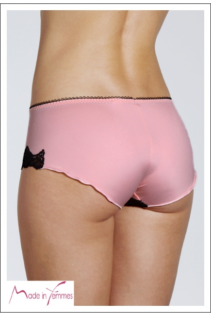 Шортики Made in Femmes Gourmandise розово-черный