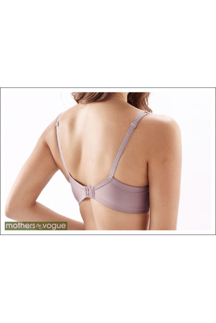 Бюстгальтер для кормящих Mothers en Vogue In the Clouds, Bark (серо-сиреневый)
