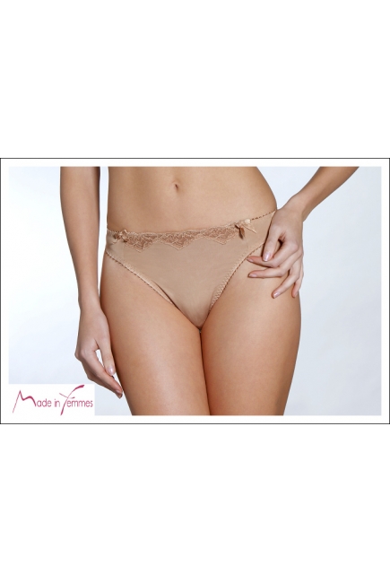 Трусики танга Made in Femmes Nude Ambre