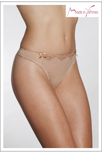 Трусики танга Made in Femmes Nude Ambre