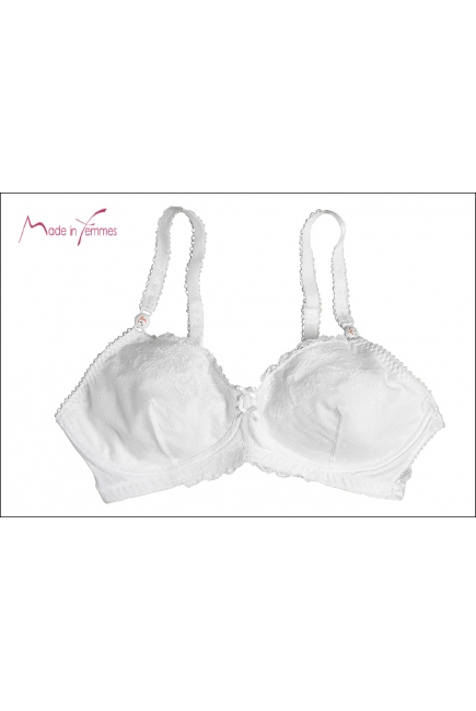 Бюстгальтер для кормящих Made in Femmes Paris so Chic, белый