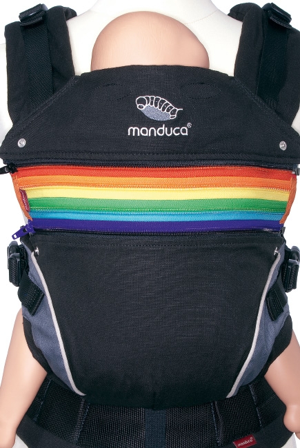 Вставка в удлинение спинки эрго-рюкзака Manduca, радужный