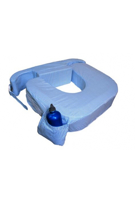 Подушка для кормления двойни "Голубые полосы"