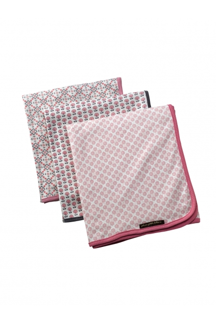 Petunia комплект 3 пеленок трикотажных Garden Lattice/Mod Mum/Dots of Daisy