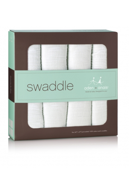 Aden&Anais набор 4 больших муслиновых пеленок, Dreamer (мечтатель)