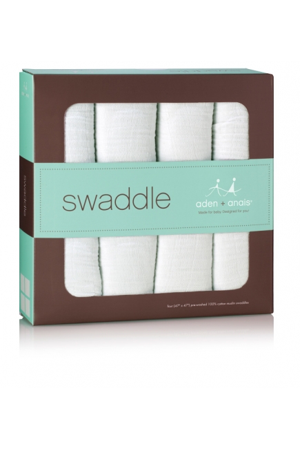 Aden&Anais набор 4 больших муслиновых пеленок, Dreamer (мечтатель)