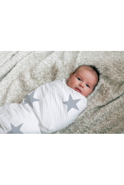 Муслиновые пеленки для новорожденных Aden&Anais большие, набор 4, Twinkle Star