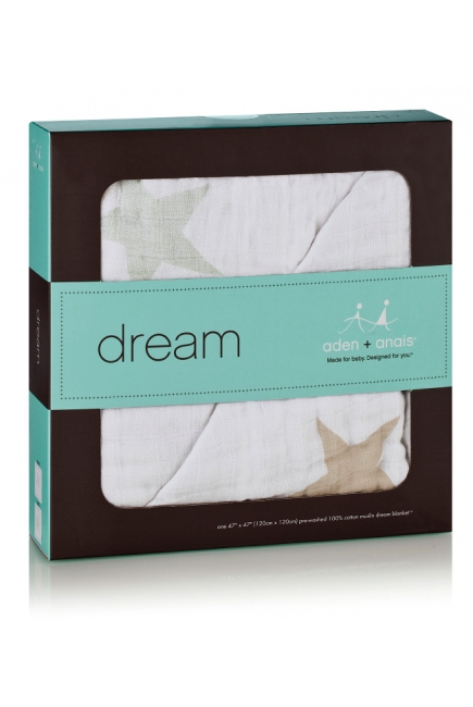 Aden&Anais одеяло муслиновое, Super Star (суперзвезда)